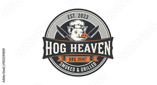 Hog Heaven Smoked Grilled Logo.