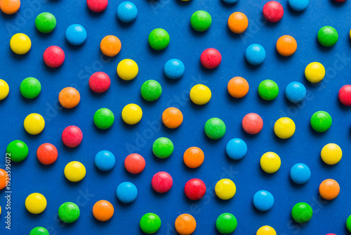 Wallpaper Mural colorful candies as background top view. Seamless pattern with candy. Many sweet candies close-up Torontodigital.ca