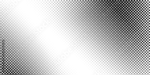 Aged halftone noise gradient texture. Grunge dirty speckles and spots background. White and black faded sand grain wallpaper.vector