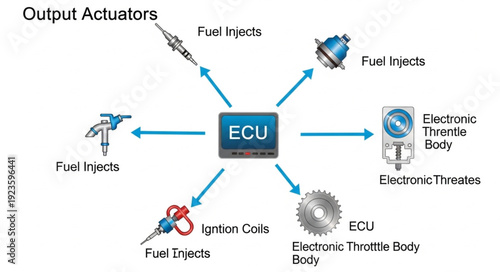 Electronic Control Unit Diagram Components.