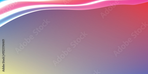 Elegant Abstract Wave Background in blue, red, yellow, and orange, Amazing Web Design Element or Digital Art Display. New esp vector