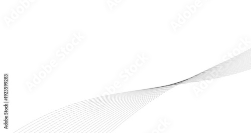 Science background with particles wavy lines for Copy Space design