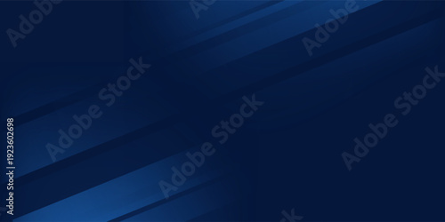 Modern dark navy blue silver abstract pattern background. Geometric shape. Line triangle angle fold polygon diamond 3D abstract