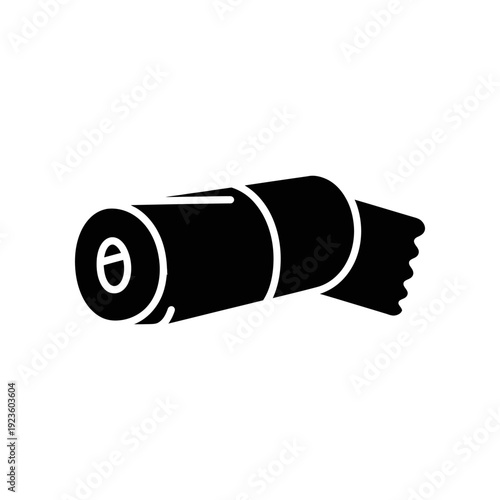 High-quality vector illustration of a black dynamite stick with a burning fuse, isolated on a clean white background, ideal for safety, danger, or celebration themes.