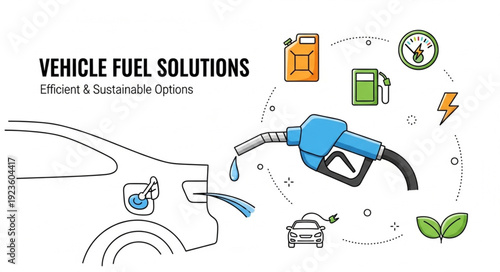 Fuel Pump Nozzle Fueling Vehicle.