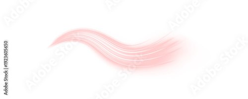 Red neon spirals twist in dynamic motion across a PNG layer. Light particles shimmer along curves. Perfect overlay for cyberpunk or futuristic artwork.