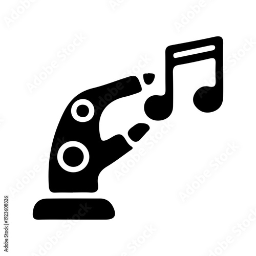 AI Music Generation Icon