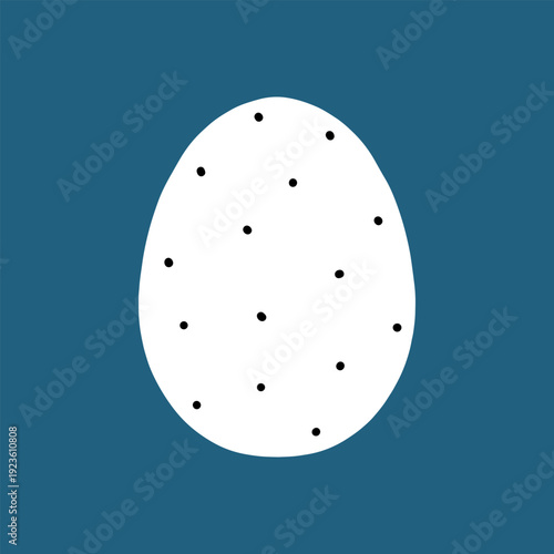 Easter egg icon. Illustration of Spring or Easter. Perfect for banner, postcard, poster, party and other decorations.