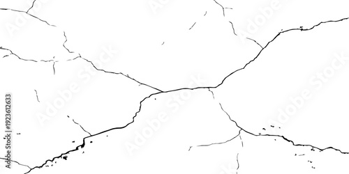 Minimal Dry Soil Crack Pattern – Isolated Abstract Earth Texture Background for Graphic Design.