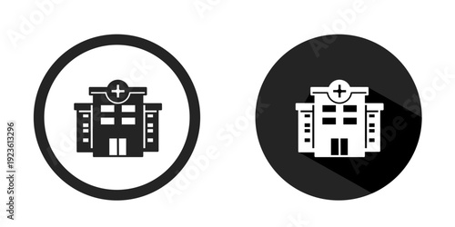 Medical logo. Medical icon vector design black color. Stock vector.
