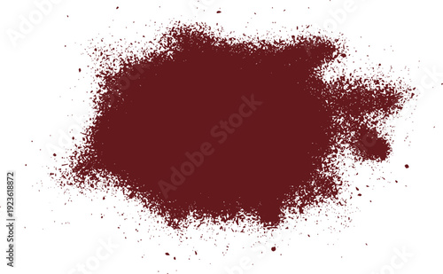 Dark red abstract splatter texture with fragmented edges