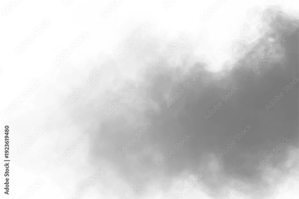 Obraz premium Dark fog PNG spreads across a scene in swirling, ethereal patterns. Wispy edges fade naturally. Perfect overlay for fantasy, cinematic, or gothic artwork.