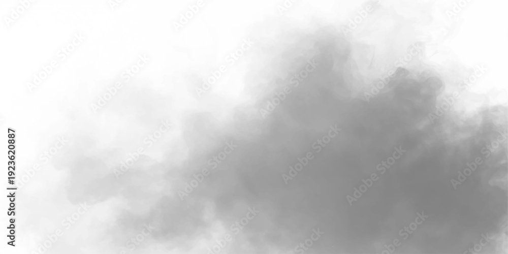Obraz premium Floating mist rises in PNG waves over a dark scene. Transparent layers add depth and mystery. Ideal overlay for fantasy, horror, or cinematic art.