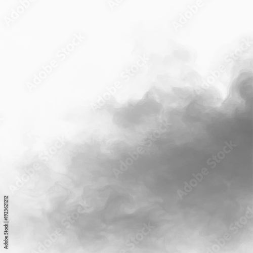 Dark fog spreads across the scene in dense PNG layers. Wispy edges create realistic depth. Perfect overlay for horror, Halloween, or gothic designs.