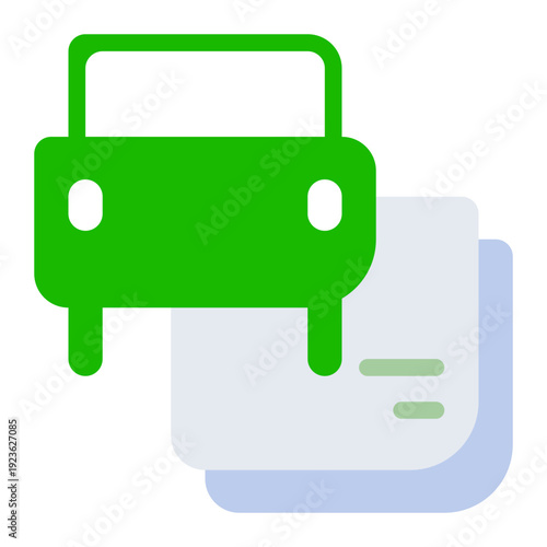 Insurance Icon Car Coverage