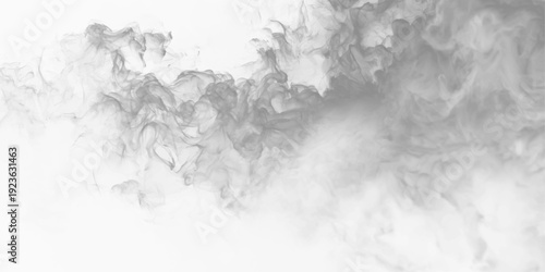 Wisps of dark fog curl like soft PNG cotton clouds. Transparent layers allow seamless compositing. Ideal overlay for creative or cinematic projects.