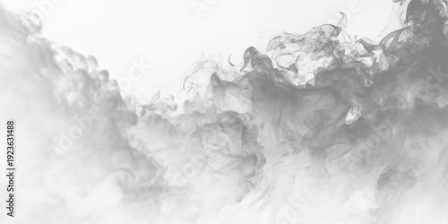 Floating fog drifts over a dark background. Wispy tendrils swirl like ghostly fingers. Perfect overlay for horror, fantasy, or cinematic effects.PNG
