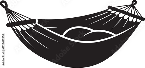 Person Sleeping Peacefully in a Hammock at Night Time