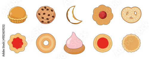 Assorted Cookie Illustrations