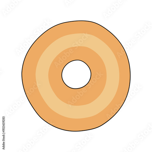 Simple Doughnut Shape Graphic