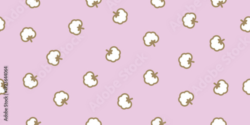 Pure Cotton  Seamless  Pattern,  Soft Texture for Design