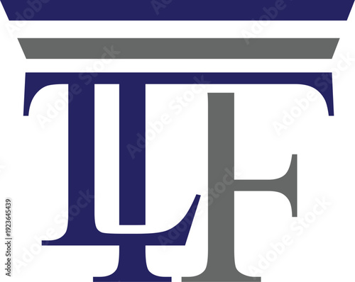 Letter LTF law firm logo design