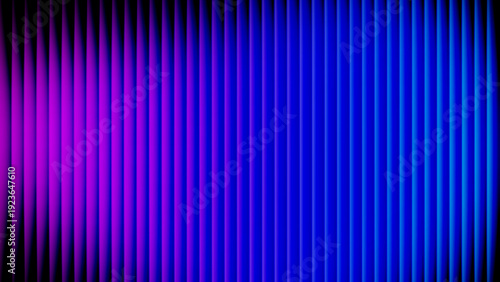 Ripple glass gradient background. Abstract neon glass gradient background with iridescent holographic reflections and ribbed distortion. Frosted glassmorphism effect in violet and blue colors. Vector