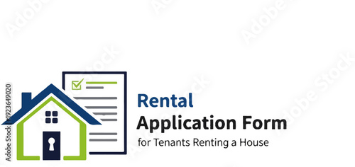 House rental application form for tenants