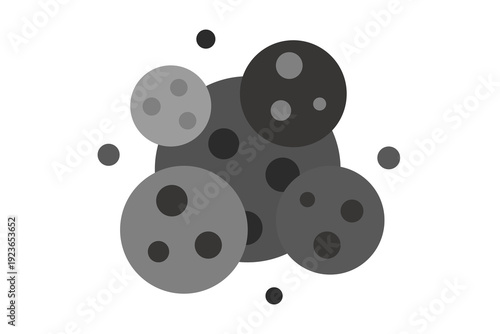 air pollution with dust PM2.5 concept