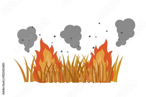 air pollution with dust PM2.5 concept