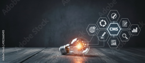 corporate marketing team uses digital platform application for advertising article publishing, software administration, management, datum analysis, information in cyberspace