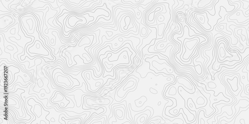 Detailed Terrain Relief Contour Lines Pattern in Modern Topographic Style
Geographic Elevation Background for Design Projects