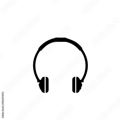 Bluetooth Headphones Vector Icon Illustration