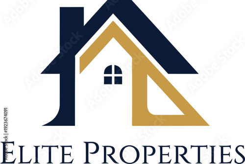 A logo for a luxury real estate company called Elite Properties