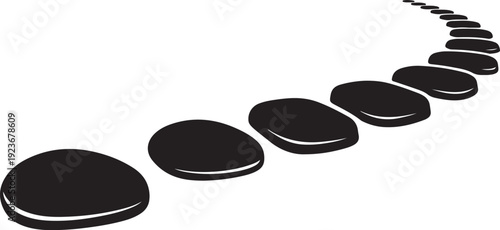 Collection of various bridge silhouettes in black and white