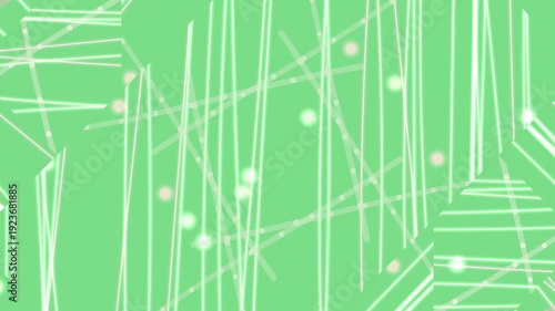 Close-up of a green circuit board pattern with white lines and dots