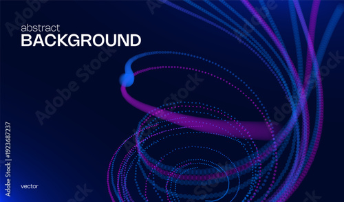 Ai tech background with abstract dot line pattern. Design education big data, future digital network, business connect and science concept for banner, web or presentation.