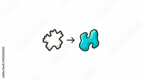 Mutation Gene Evolution Concept Illustration.