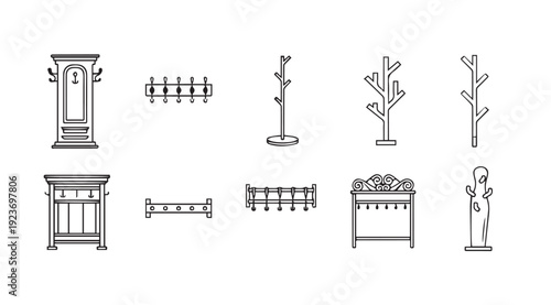 Collection of Coat Rack Designs and Styles for Home or Office Entryways
