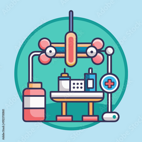 Medical Operating Room Equipment Icon