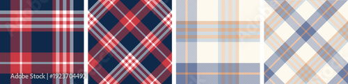 Seamless plaid pattern tartan for dress flannel skirt, tablecloth other modern and fashion print.