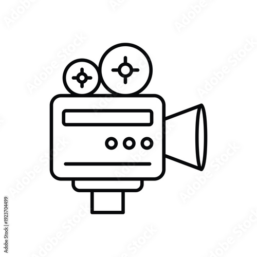 Movie Camera vector icon