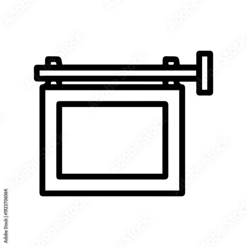 Hanging Storefront Sign Icon