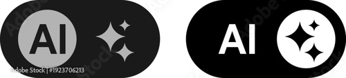  Ai activation buttons, Black in colour, best for mobile applications, apps and websites, search bar, search, on&off, ui/ux designing, icons, icon, silhouette - eps.008