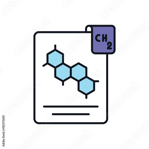 Chemistry Assignment vector icon