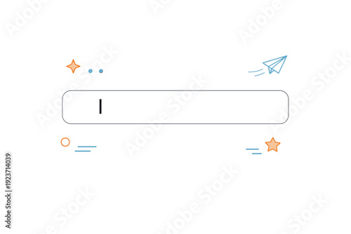 Cursor blinking moments. Close-up of a computer screen with a single blinking cursor in an empty text field. Visual metaphor for beginnings, blank thoughts,