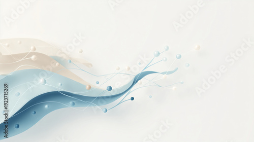 Abstract Flowing Wave Desig...