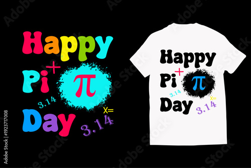 Happy pi day t shirt design