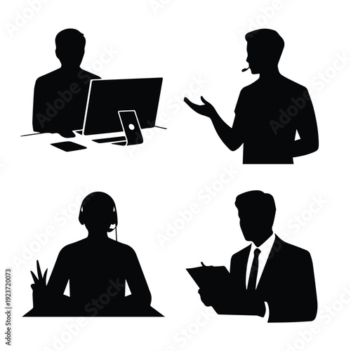 A set of comic book style speech bubbles with various expressions