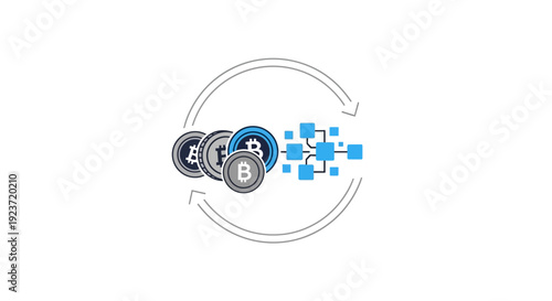 Blockchain cryptocurrency exchange technology.